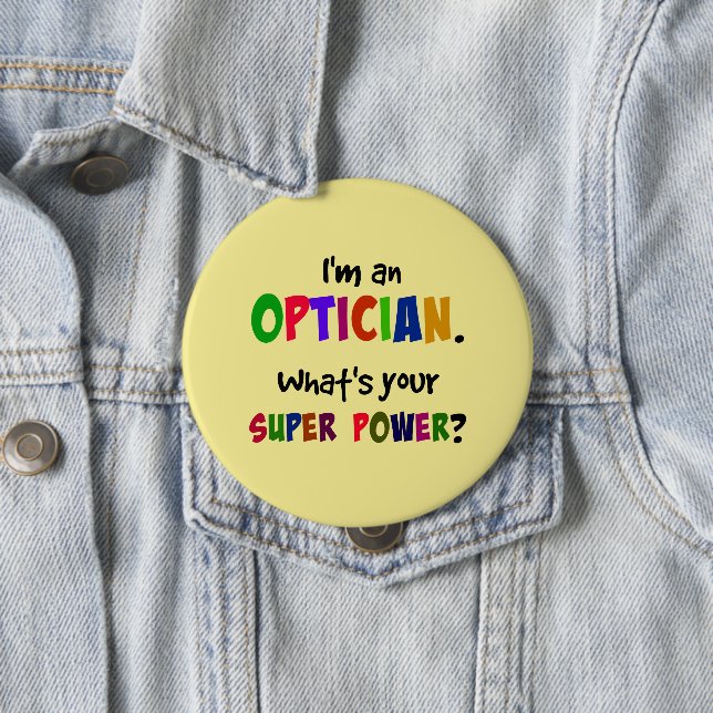 Ich bin Optiker. Was ist dein Super-Power? Button (Beispiel)