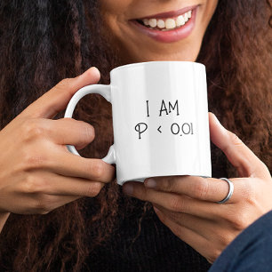 Ich bin P < 0,01 Psychologe Statistik Lustiges Ges Kaffeetasse