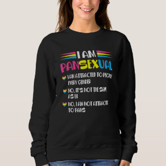 Ich bin Pansexual nein, es ist nicht das gleiche w Sweatshirt