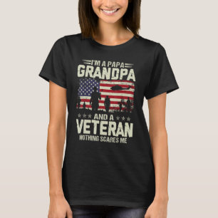 Ich bin Papa Opa und Veteran Veteran's Day Papa G T-Shirt