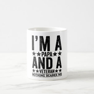 Ich bin Papa und Veteran, mir ist nichts wichtig Kaffeetasse