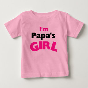 Ich bin Papas Mädchen Baby T-shirt