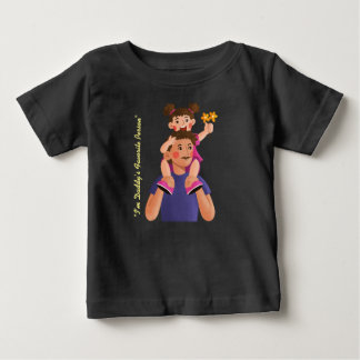 Ich bin Papys Lieblingsperson" Baby Fine Jersey T-shirt
