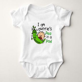 Ich bin Pea In A Pod Tante Baby Strampler