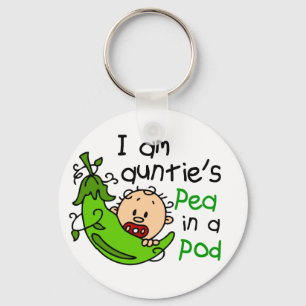 Ich bin Pea In A Pod Tante Schlüsselanhänger