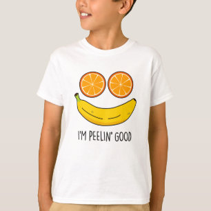 Ich bin Peelin Good Funny Fruit Pun T-Shirt