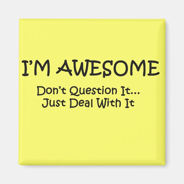 Ich bin Phantastisch. Magnet (Vorne)