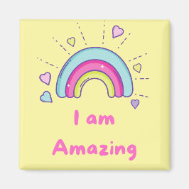 Ich bin Phantastisch Square Magnet