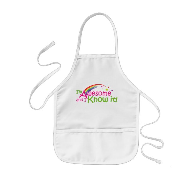 Ich bin Phantastisch und weiß es! Kinderschürze (Vorne)