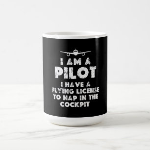 Ich bin Pilot Funny Kaffeetasse
