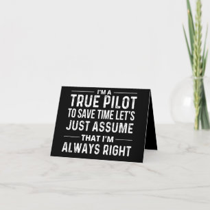 Ich bin Pilot - um Zeit retten, nehmen wir einfach