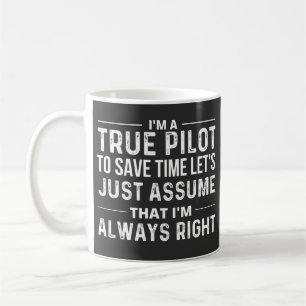 Ich bin Pilot - um Zeit retten, nehmen wir einfach Kaffeetasse