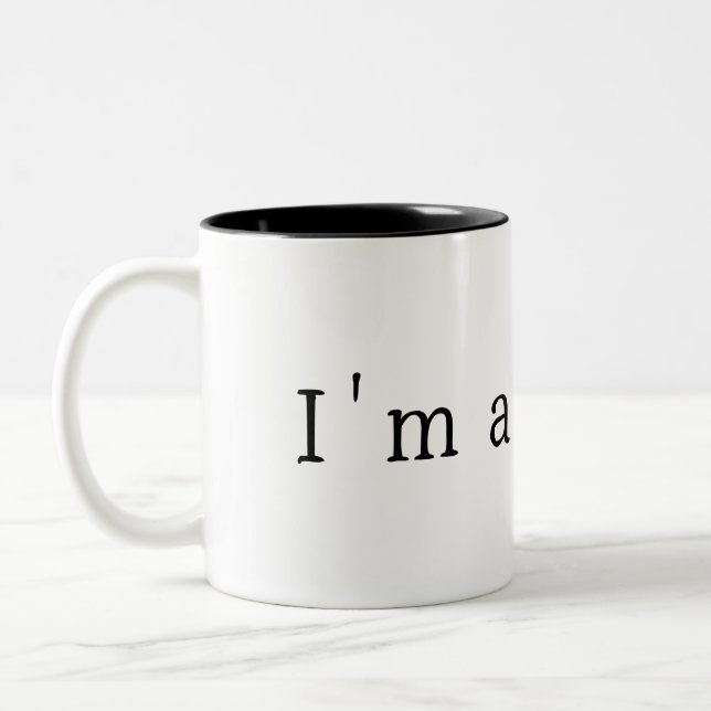 Ich bin Pilote Zweifarbige Tasse (Links)