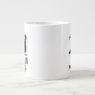 Ich bin Pinguin-Größe, Kurzer Tag der Mädchenbewer Jumbo-Tasse