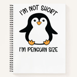 Ich bin Pinguin-Größe, Kurzer Tag der Mädchenbewer Notizbuch