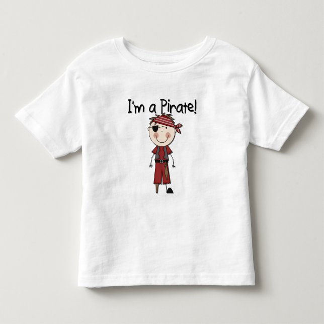 Ich bin Pirate - Junge Hemden und Geschenke Kleinkind T-shirt (Vorderseite)