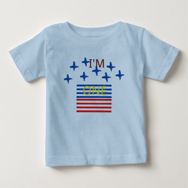 Ich bin Pluse One Baby T - Shirt (Vorderseite)