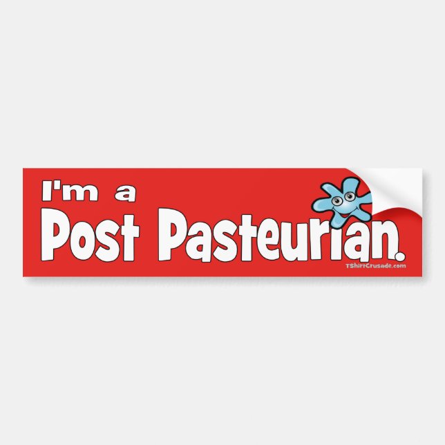 Ich bin Posten-Pasteurian Autoaufkleber (Vorne)