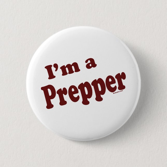 Ich bin Prepper Button (Vorderseite)