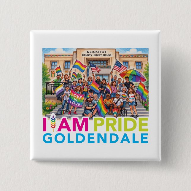ICH BIN Pride Community  Button (Vorderseite)