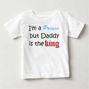 Ich bin Prinz, aber Papa ist König Baby T-shirt