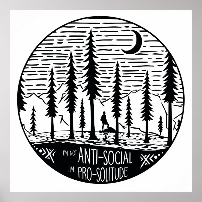 Ich bin Pro-Solitude Poster (Vorne)