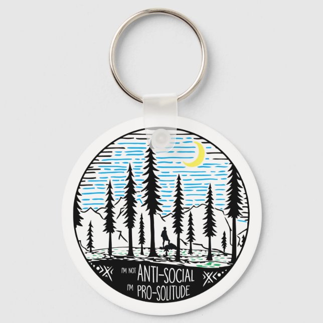 Ich bin Pro-Solitude Schlüsselanhänger (Vorderseite)