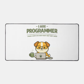 Ich bin Programmierer Beep Boop Lustige Arbeitsunt Schreibtischunterlage