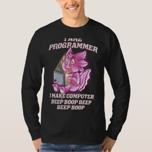 Ich bin Programmierer Einführung It Nerd Axolotl S T-Shirt