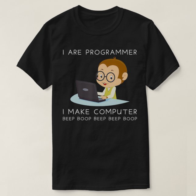 Ich bin Programmierer Ich erstelle Computer  Compu T-Shirt (Design vorne)