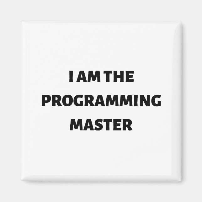 Ich bin Programmierer Magnet (Vorne)