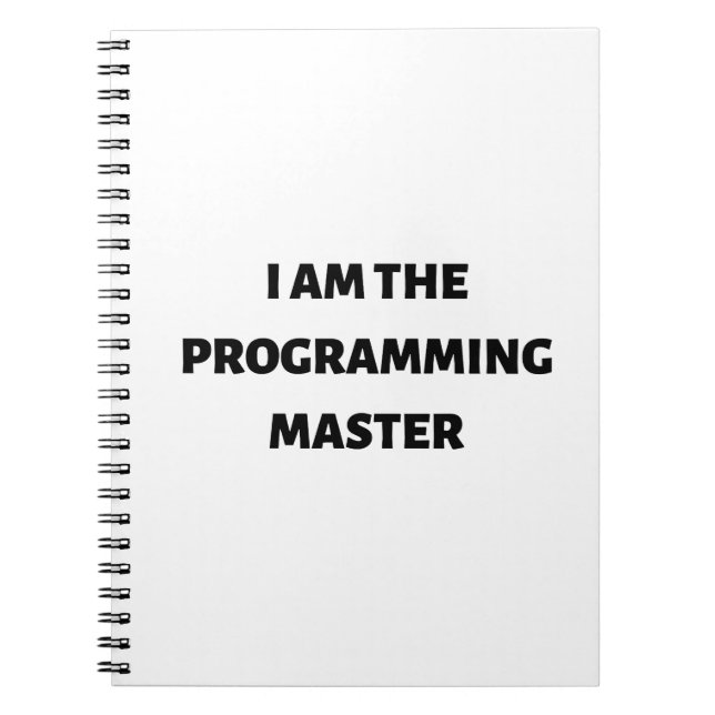 Ich bin Programmierer Notizblock (Vorderseite)