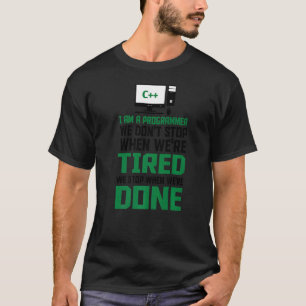 Ich bin Programmierer und schreibe Code Computer S T-Shirt