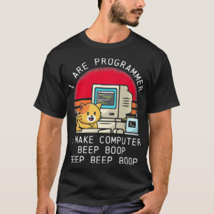 Ich bin Programmiererin von Retro Cat Premium T-Shirt