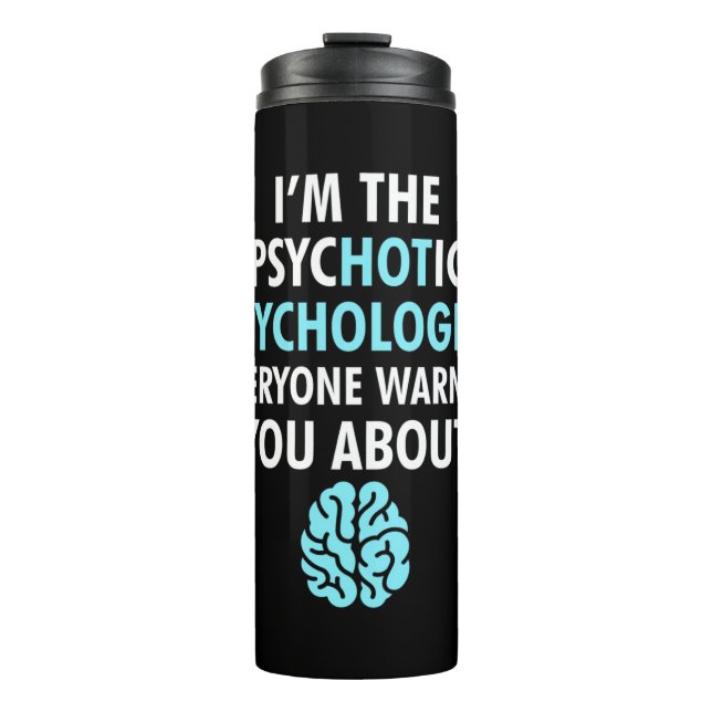 Ich bin Psychologe Thermosbecher (Vorderseite)