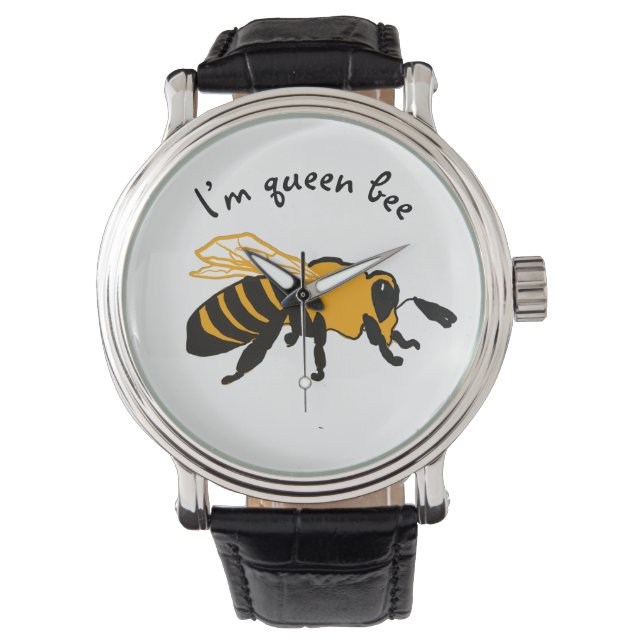 Ich bin Queen Bee Armbanduhr (Vorderseite)