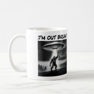 Ich bin raus Bruh! UFO Kaffeetasse