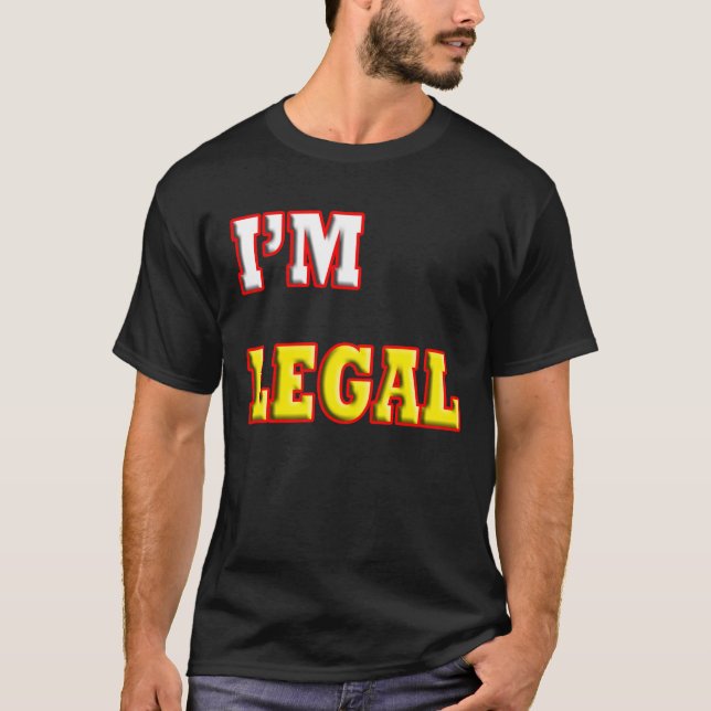 ICH BIN RECHTLICH T-Shirt (Vorderseite)