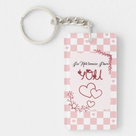 Ich bin reich, weil ich dich habe Valentins Acryl Schlüsselanhänger