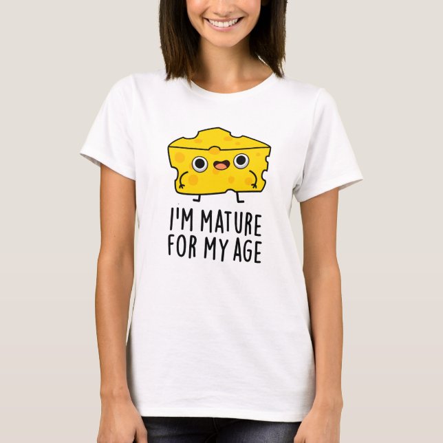 Ich bin reif für meinen alten, lustigen Käse-Pub T-Shirt (Vorderseite)