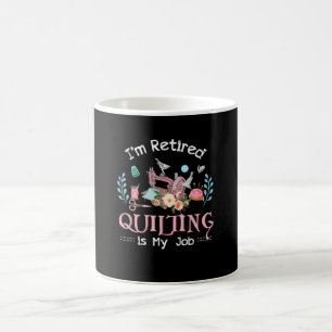 Ich bin remüde zu quillieren ist mein Job Kaffeetasse