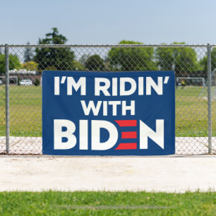 Ich bin Ridin mit Biden 2024 Banner