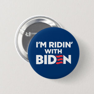 Ich bin Ridin mit Biden 2024 Button