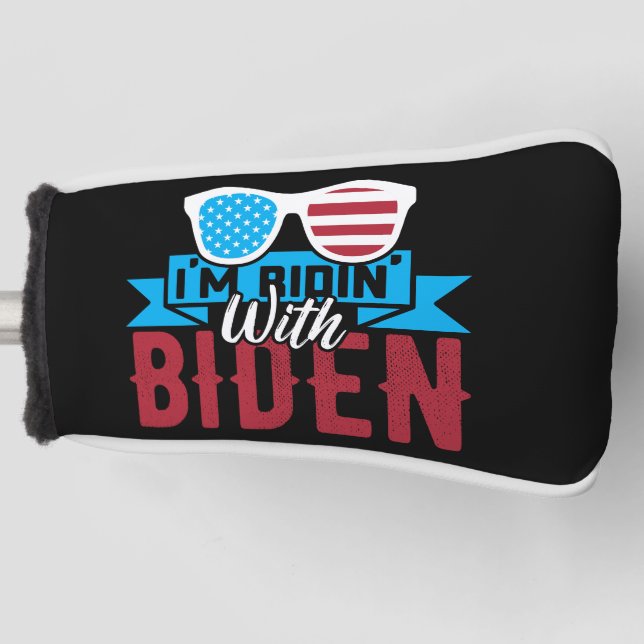 Ich bin Ridin mit Biden Golf Headcover (Vorderseite)