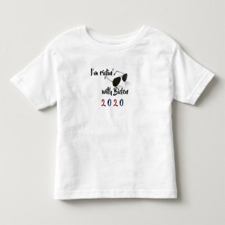 Ich bin Ridin' mit Biden im Jahr 2020 Kleinkind T-shirt