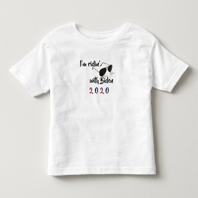 Ich bin Ridin' mit Biden im Jahr 2020 Kleinkind T-shirt (Vorderseite)