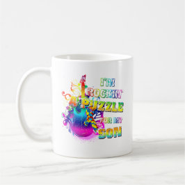 Ich bin Rockin ein Puzzlespiel für meinen Sohn Kaffeetasse