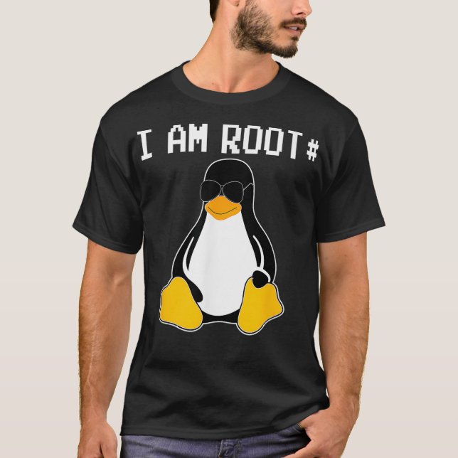 Ich bin Root Programmierer SysAdmin T-Shirt (Vorderseite)