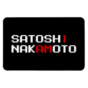 ICH BIN SATOSHI NAKAMOTO MAGNET