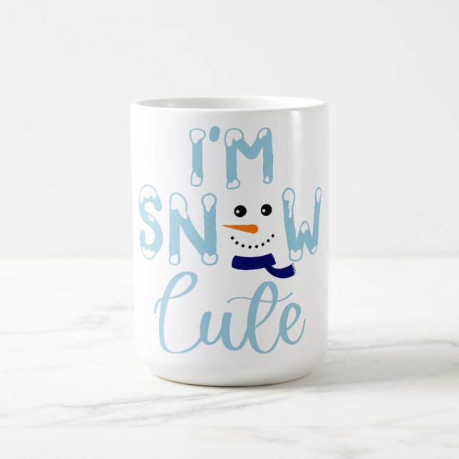 Ich bin schneeNiedlich Kaffeetasse (Mittel)